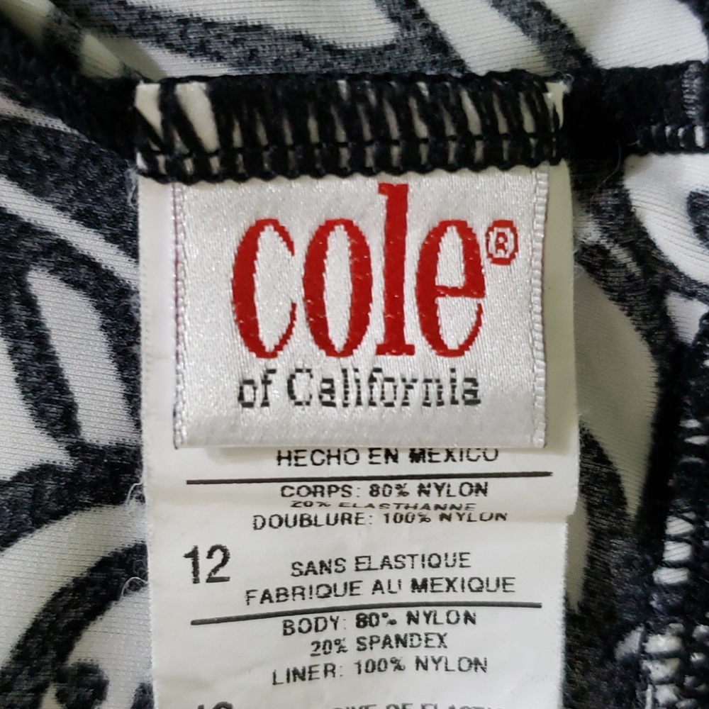 COLE of CALIFORNIA bathing suit top - Picture 7 of 10